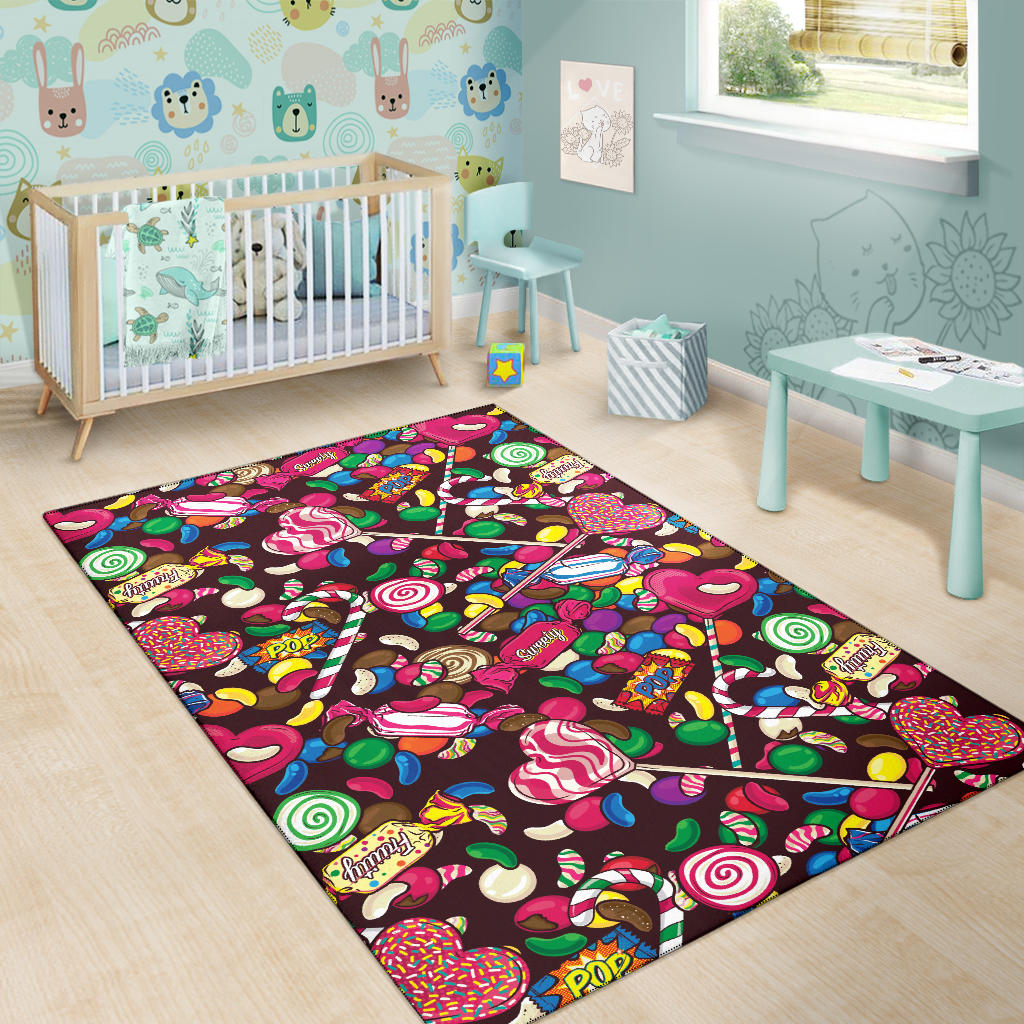 Candy Pattern Print Design CA02 Area Rugs