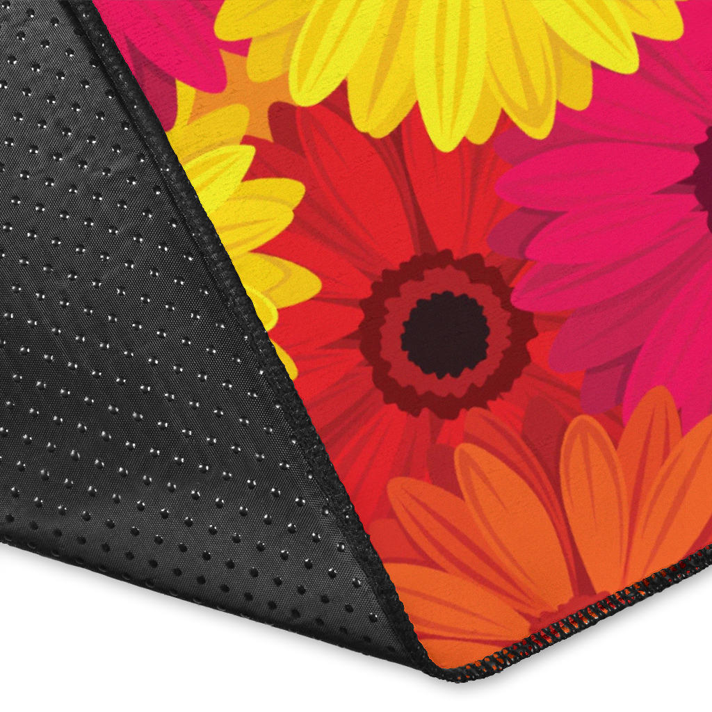 Gerberas Pattern Print Design GB05 Area Rugs