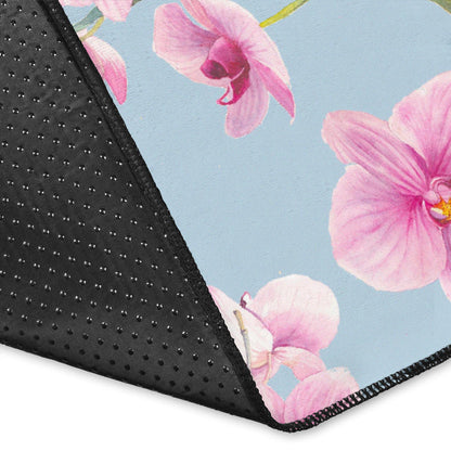 Orchid Pink Pattern Print Design OR01 Area Rugs