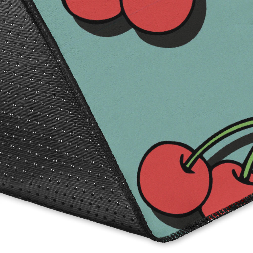 Cherry Pattern Print Design CH03 Area Rugs