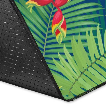 Heliconia Pattern Print Design HL08 Area Rugs