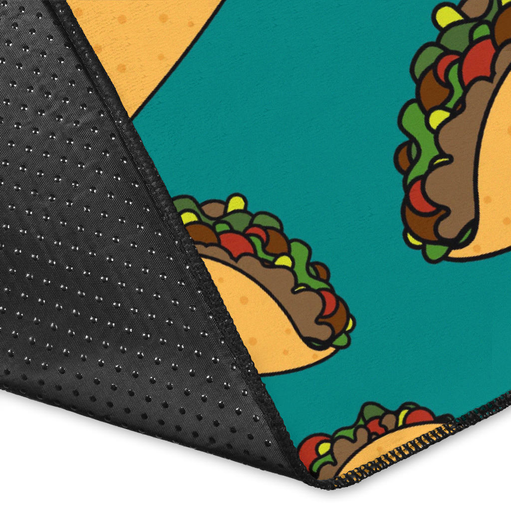 Taco Pattern Print Design TC07 Area Rugs