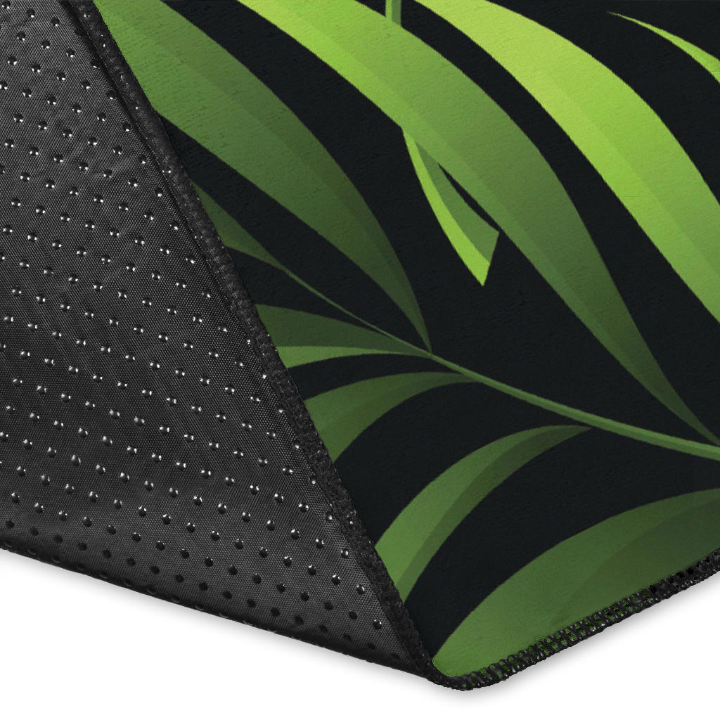 Palm Leaves Pattern Print Design PL07 Area Rugs