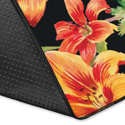 Tropical Flower Pattern Print Design TF02 Area Rugs