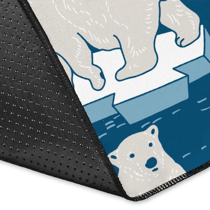 Polar Bear Pattern Print Design PB03 Area Rugs