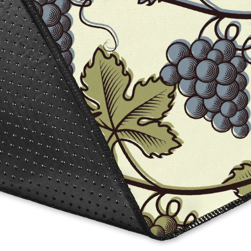 Grape Pattern Print Design GP03 Area Rugs JorJune
