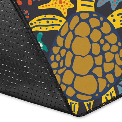 Sea Turtle Pattern Print Design T03 Area Rugs