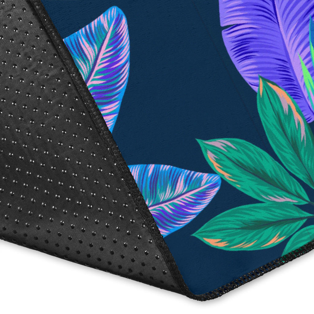 Tropical Flower Pattern Print Design TF09 Area Rugs