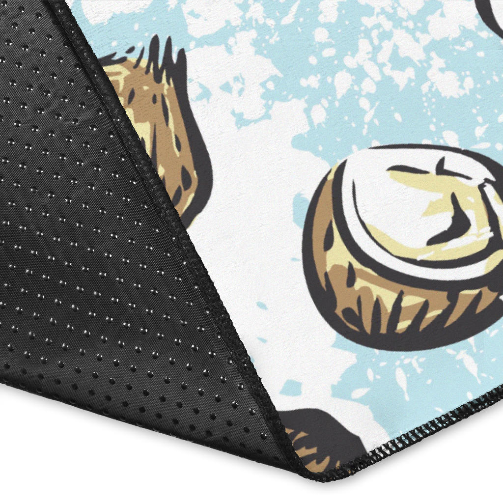 Coconut Pattern Print Design CN01 Area Rugs