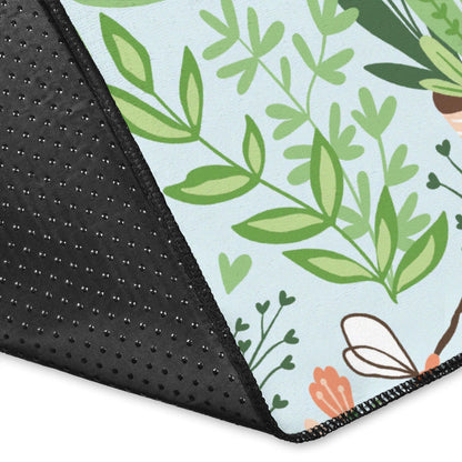 Gardening Pattern Print Design G04 Area Rugs