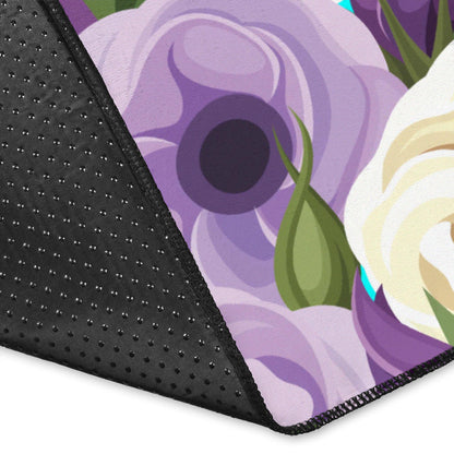Lisianthus Pattern Print Design LT01 Area Rugs