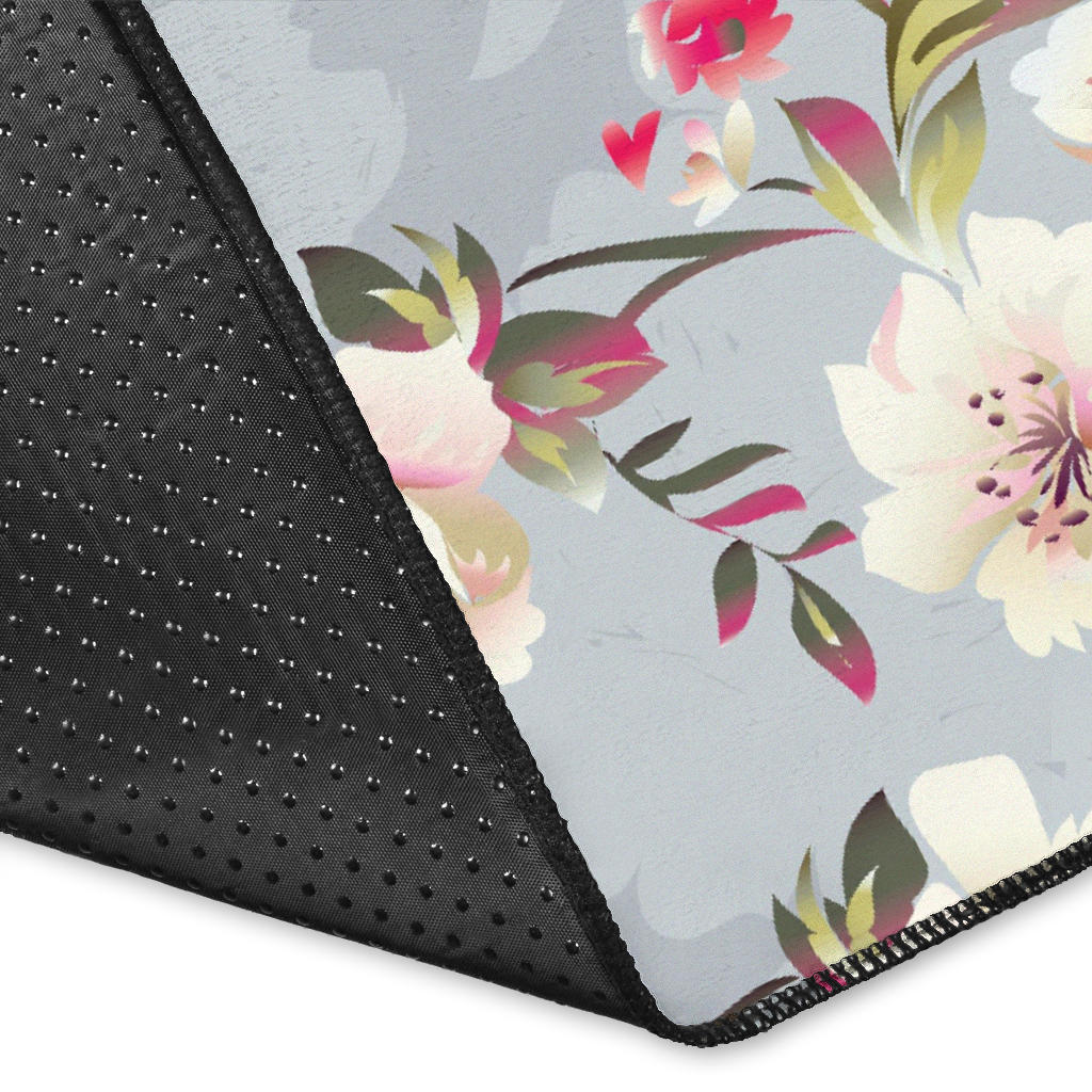 Summer Floral Pattern Print Design SF02 Area Rugs