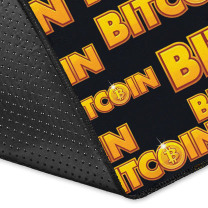 Bitcoin Pattern Print Design DO03 Area Rugs