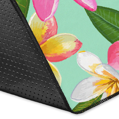 Plumeria Pattern Print Design PM014 Area Rugs