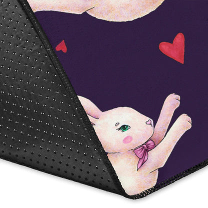 Rabbit Pattern Print Design RB016 Area Rugs