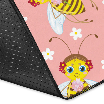 Bee Pattern Print Design BEE07 Area Rugs