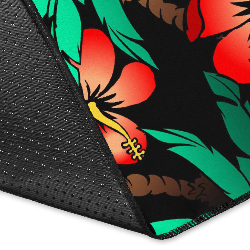 Hawaiian Themed Pattern Print Design H022 Area Rugs