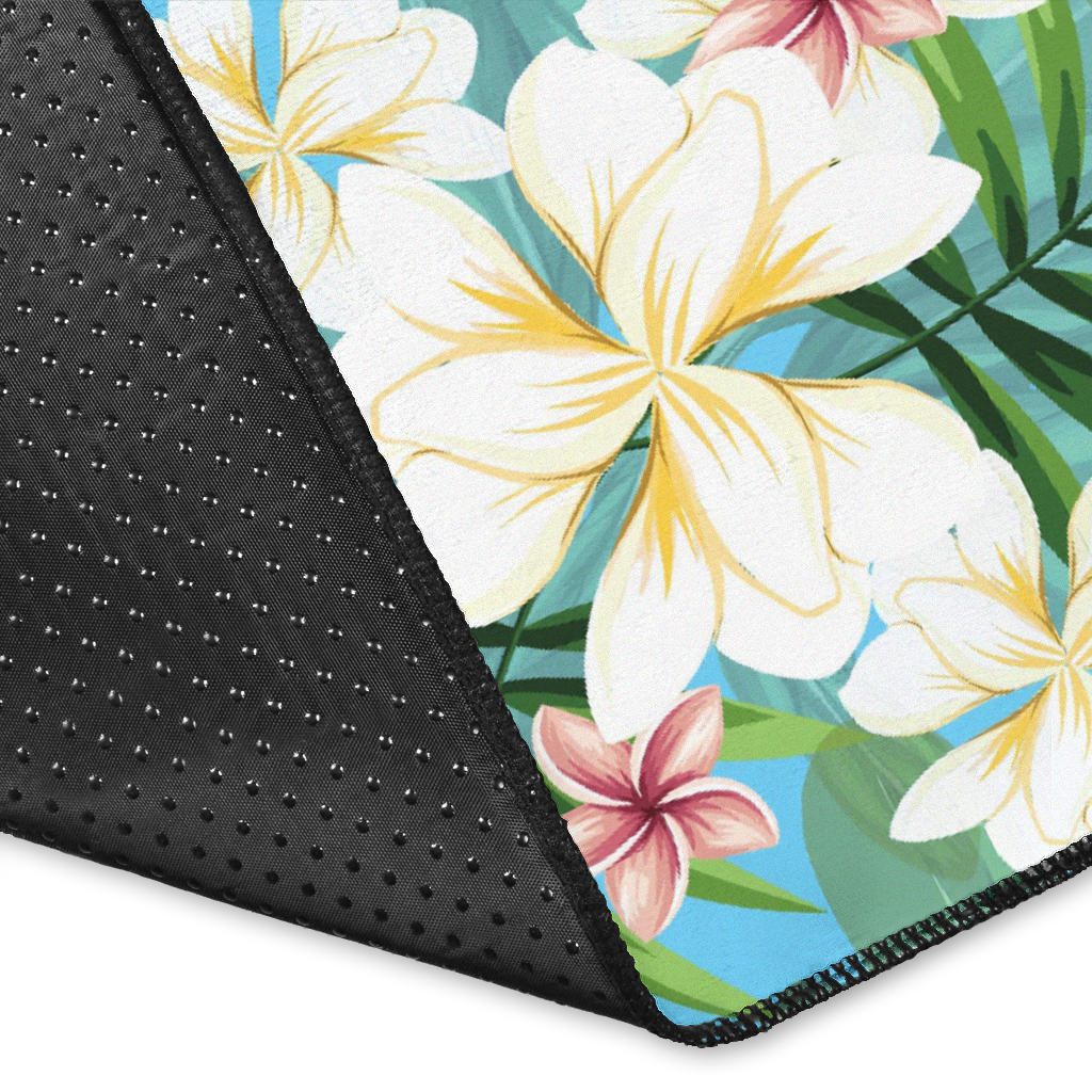 Plumeria Pattern Print Design PM028 Area Rugs
