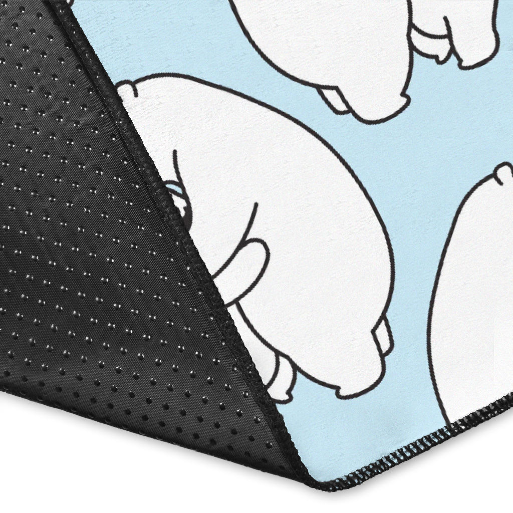 Polar Bear Pattern Print Design PB08 Area Rugs