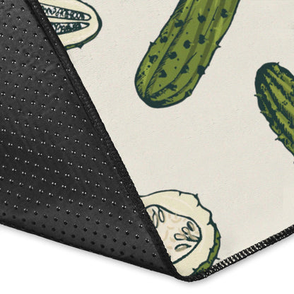 Cucumber Pattern Print Design CC05 Area Rugs
