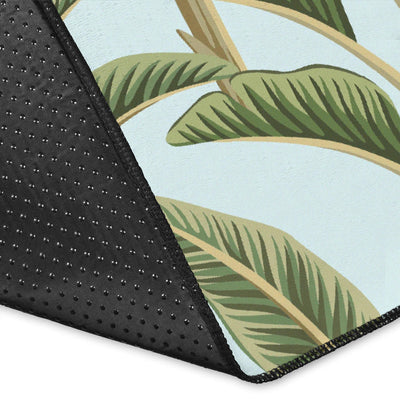Banana Leaf Pattern Print Design BL03 Area Rugs