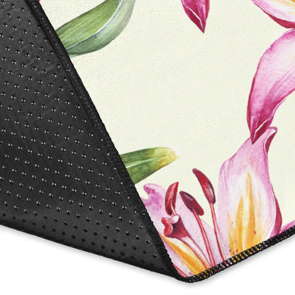 Lily Pattern Print Design LY011 Area Rugs