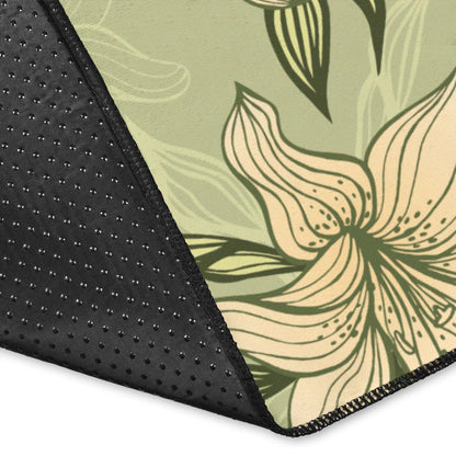 Lily Pattern Print Design LY06 Area Rugs