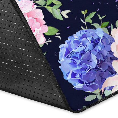 Hydrangea Pattern Print Design HD01 Area Rugs