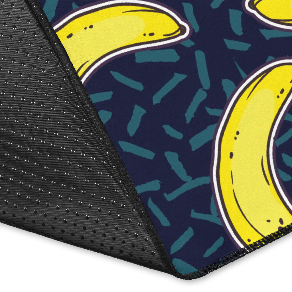 Banana Pattern Print Design BA09 Area Rugs