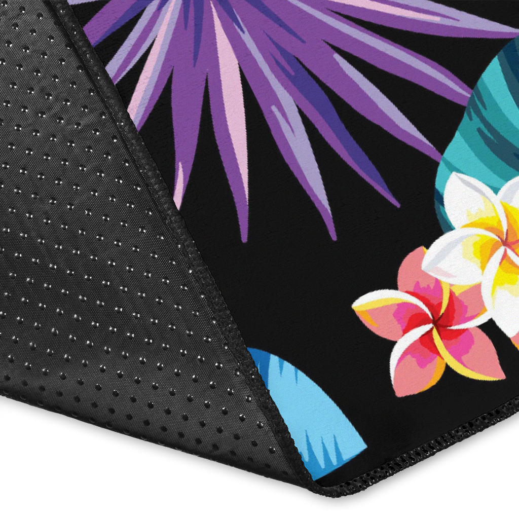 Tropical Flower Pattern Print Design TF018 Area Rugs