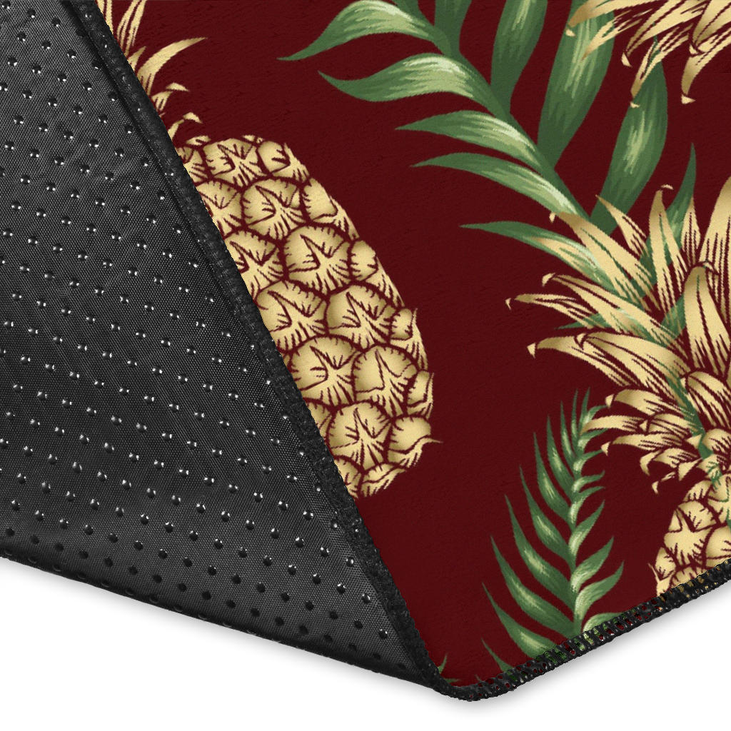 Pineapple Pattern Print Design PP013 Area Rugs