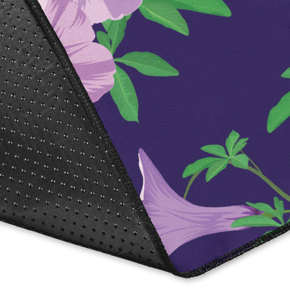 Morning Glory Pattern Print Design MG01 Area Rugs