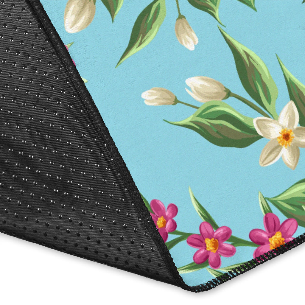 Summer Floral Pattern Print Design SF011 Area Rugs