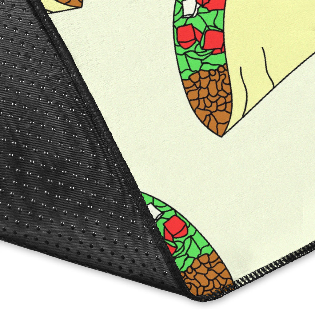 Taco Pattern Print Design TC05 Area Rugs