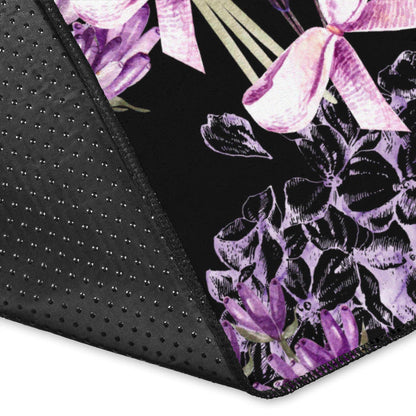 Lavender Pattern Print Design LV06 Area Rugs