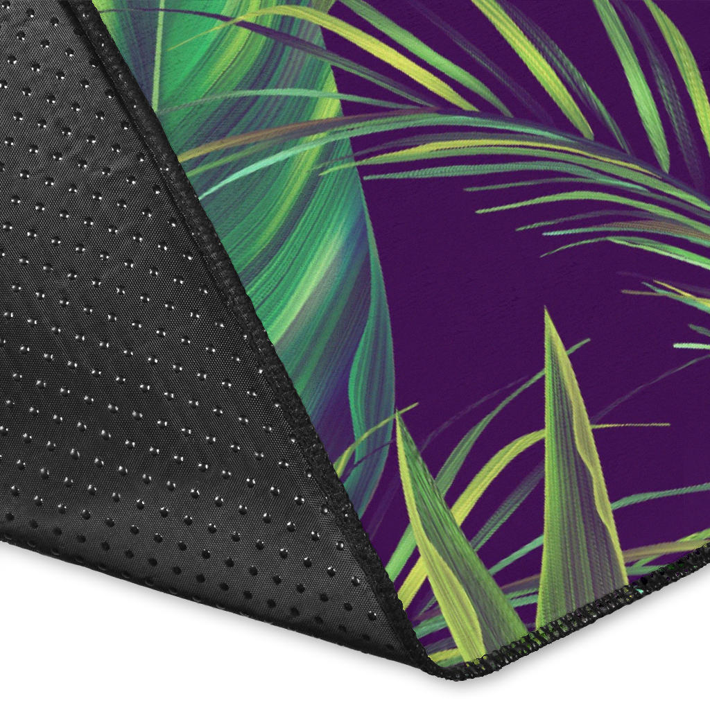 Palm Leaves Pattern Print Design PL03 Area Rugs