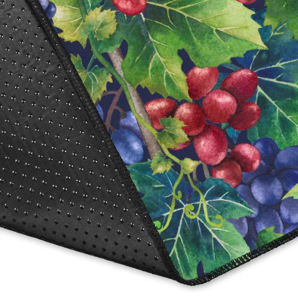 Grape Pattern Print Design GP02 Area Rugs