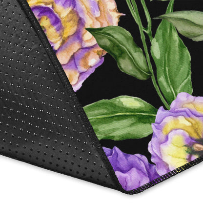 Lisianthus Pattern Print Design LT02 Area Rugs