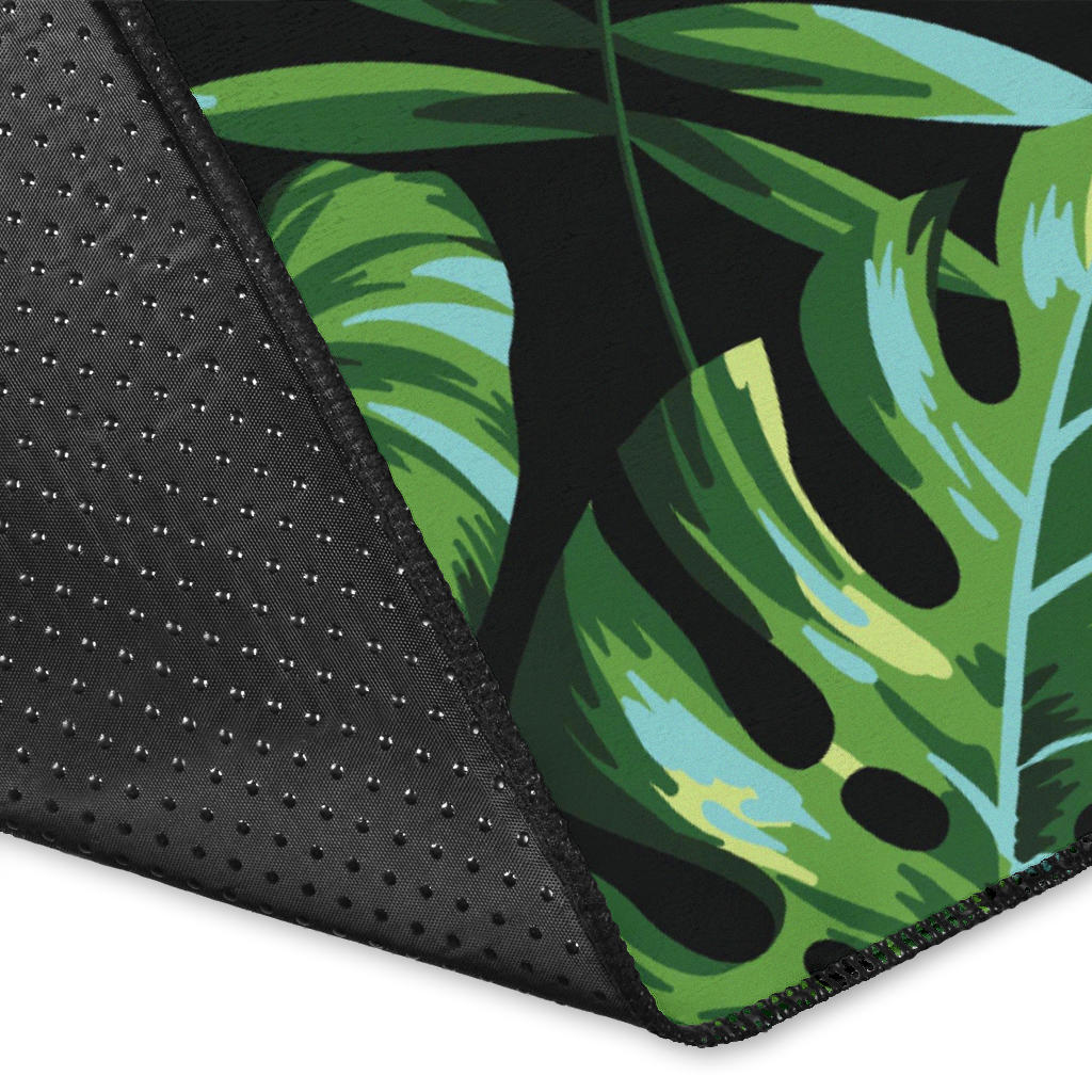 Palm Leaves Pattern Print Design PL013 Area Rugs