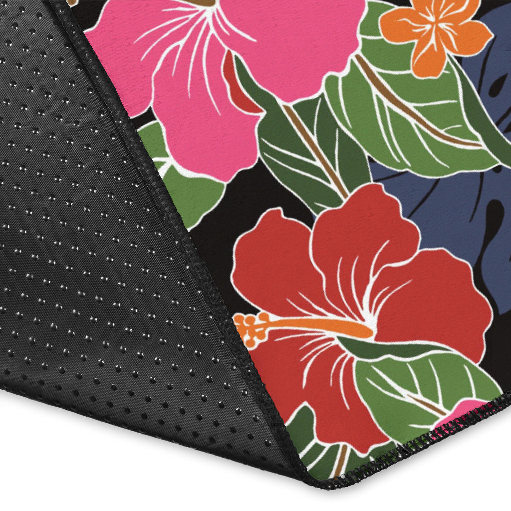 Hawaiian Themed Pattern Print Design H011 Area Rugs