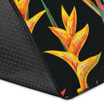 Heliconia Pattern Print Design HL01 Area Rugs