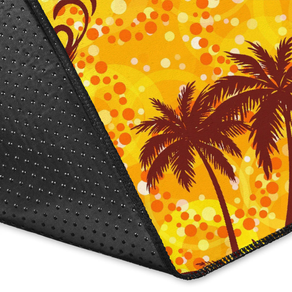 Palm Tree Pattern Print Design PT012 Area Rugs