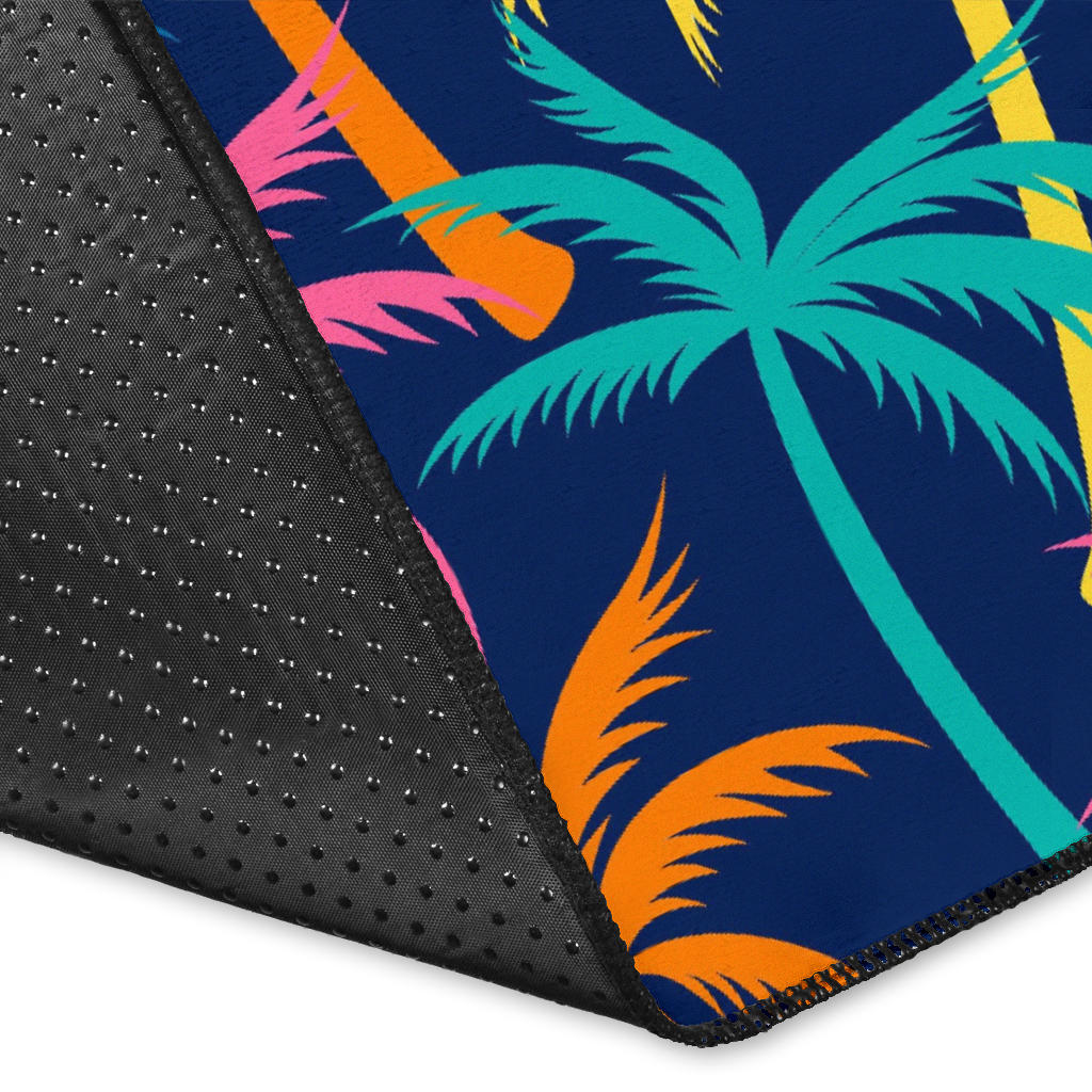 Palm Tree Pattern Print Design PT013 Area Rugs