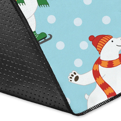 Polar Bear Pattern Print Design PB07 Area Rugs
