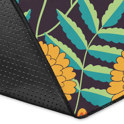 Marigold Pattern Print Design MR01 Area Rugs