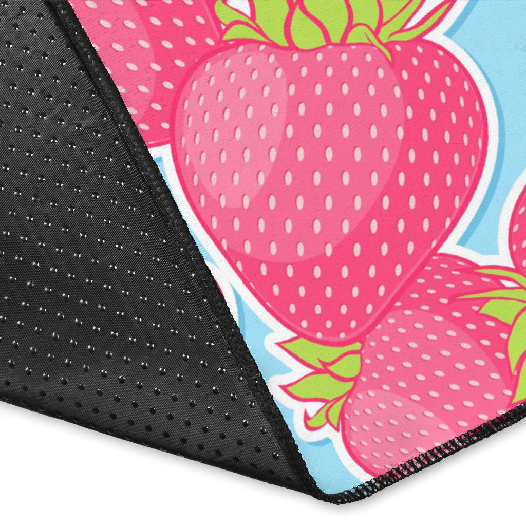 Strawberry Pattern Print Design SB04 Area Rugs