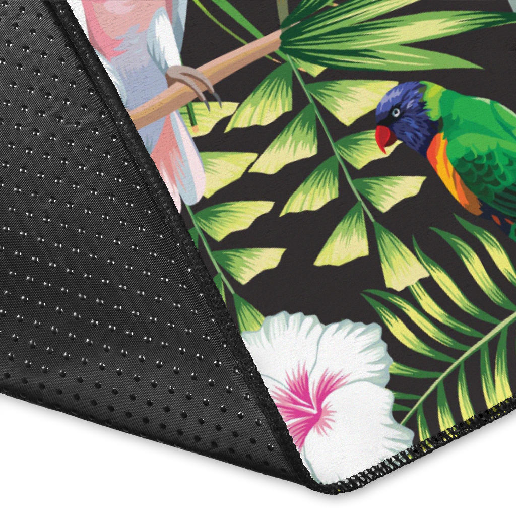 Tropical Flower Pattern Print Design TF03 Area Rugs