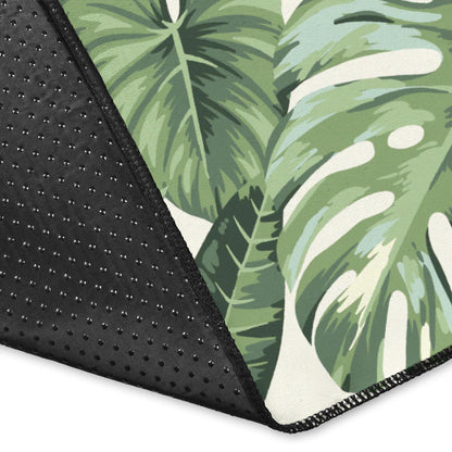 Palm Leaves Pattern Print Design PL014 Area Rugs