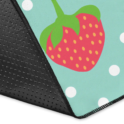 Strawberry Pattern Print Design SB06 Area Rugs