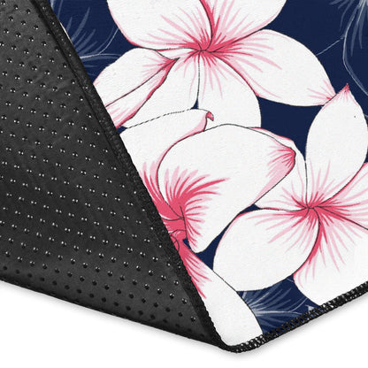 Plumeria Pattern Print Design PM017 Area Rugs